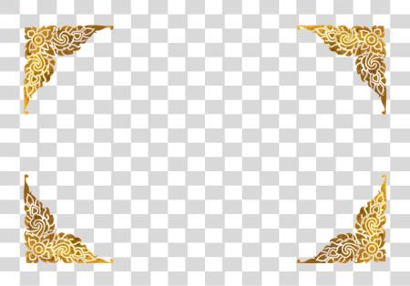 Download Golden Frame PNG file