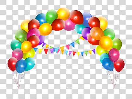 Download Cakes y globos Globos De Cumpleaos PNG file