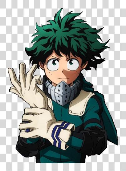 Download izukumidoriya anime personaje animeawards freetoedit Izuku Midoriya PNG file