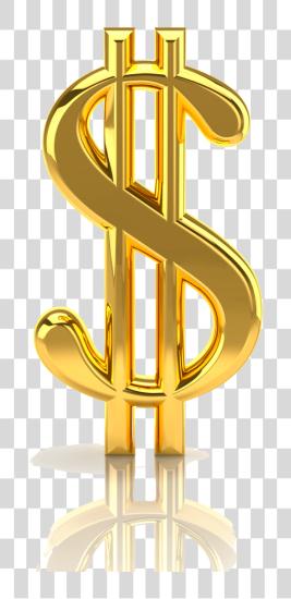 Download Dollar Sign In Gold Dollar Gold PNG file