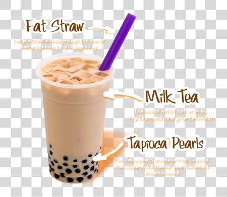 Download Bubble Tea 3 Milk Tea Boba PNG file