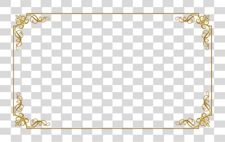 Download dorado marco Border oro marco PNG file