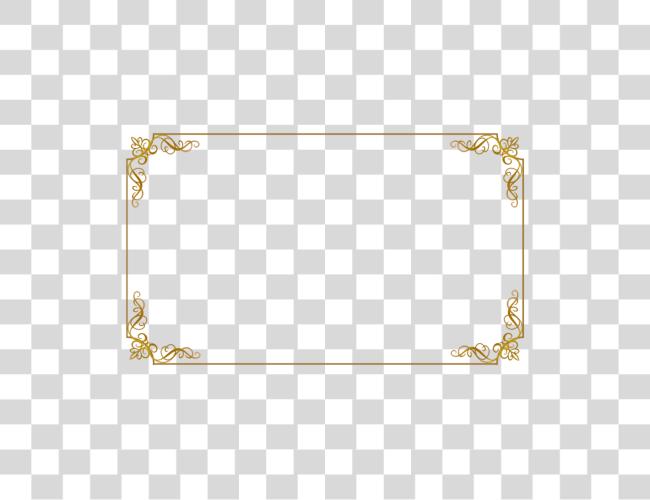 Download Golden Frame Border Gold Frame Clip Art