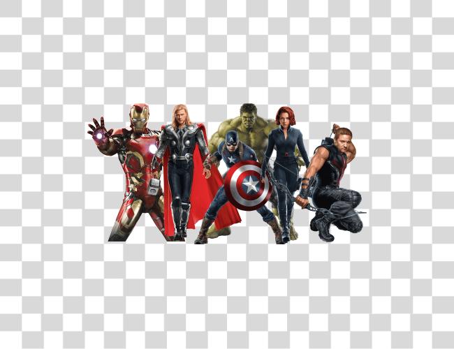 Download Avengers Team Iron Man Clip Art