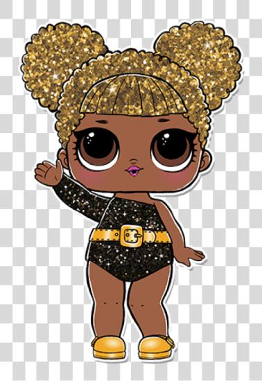 Download Mga Toy Entertainment Series Queen Doll Lol Lol Glitter Queen Bee PNG file