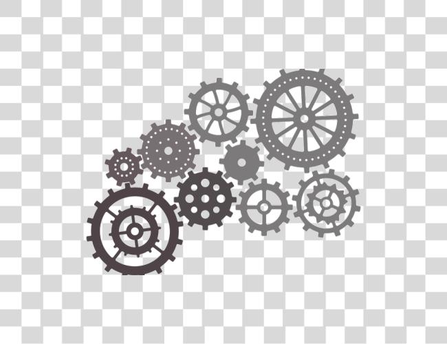 Download Steampunk equipo coche equipo Gears Clip arte