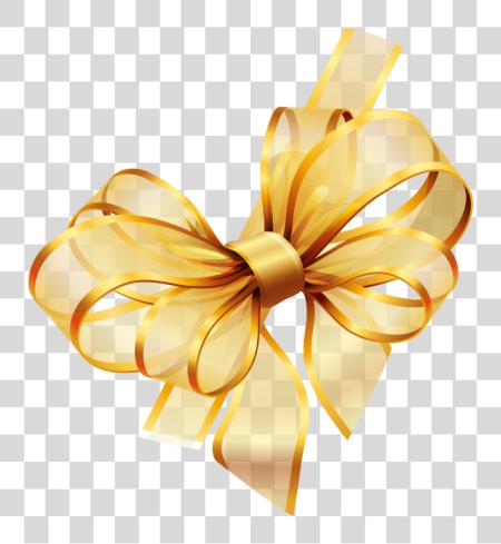 Download Ribbon Gold Hq Gold Ribbon Bow PNG file