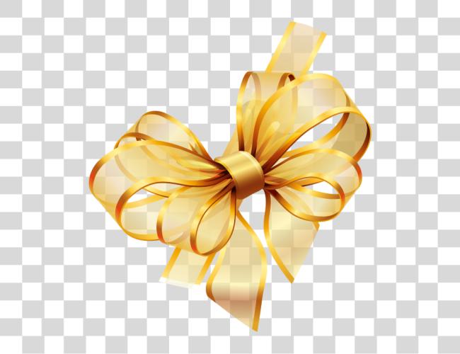 Download Ribbon Gold Hq Gold Ribbon Bow Clip Art