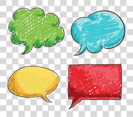 Download Speech Balloon Bubble Euclidean Colored Speech Bubble Comic PNG file