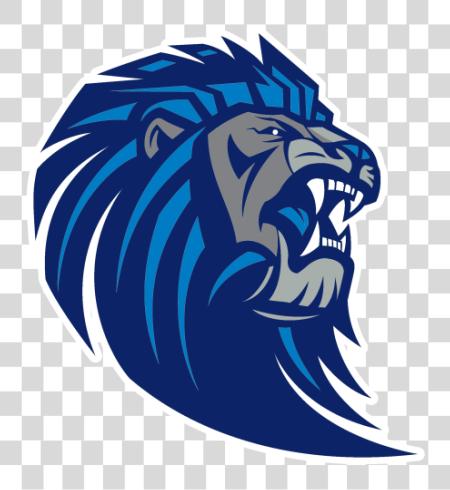 Download Lion Blue Lion Logo PNG file