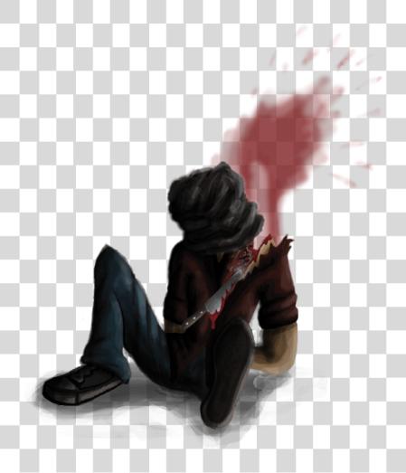 Download Dead cuerpo Sprite sentado PNG file