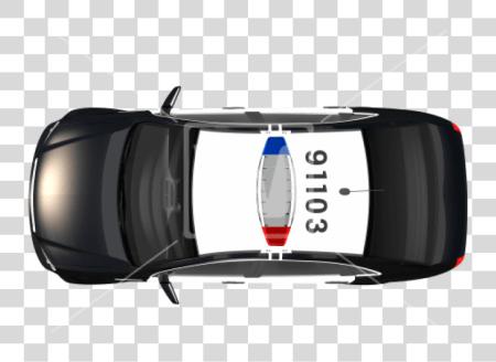 下载 警察 汽车 頂部 视图 的 警察 汽车 頂部 PNG file