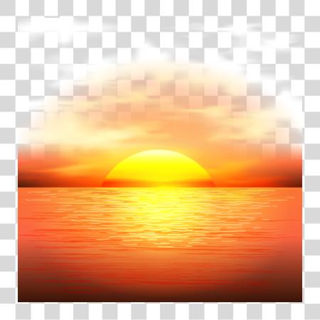 Download Vector Sky Sunrise Sunset No Background PNG file