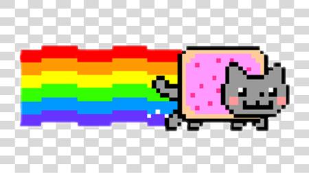 下载 Nyancat Sticker Nyan 猫 Logo PNG file