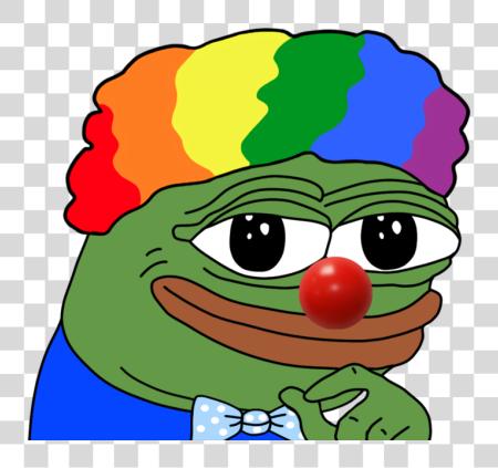 Download Pepe el Clown Smug Meme Clown Pepe PNG file