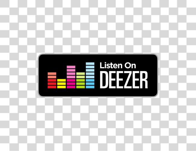 下载 Spotify Itunes Google Play Amazon Deezer Listen 在 Deezer 標誌 Clip 艺术