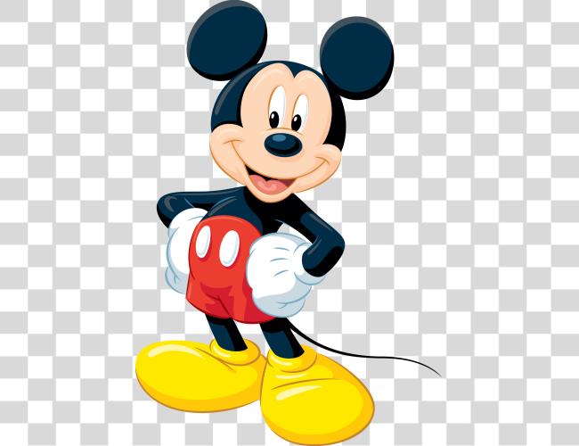 Download Mickey ratón Mickey ratón lifesize Stand arriba Clip arte