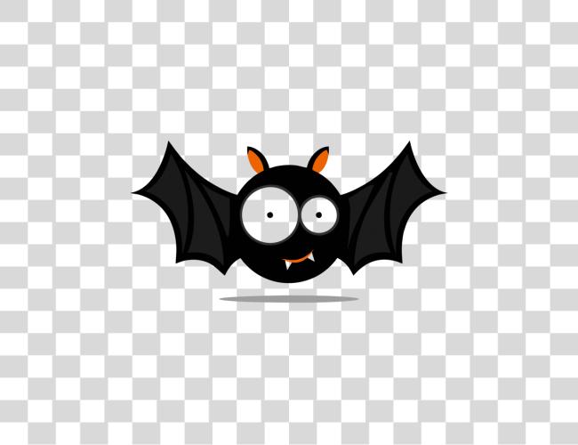 Download lindo Halloween caricatura Bat Halloween vector Graphics Clip arte