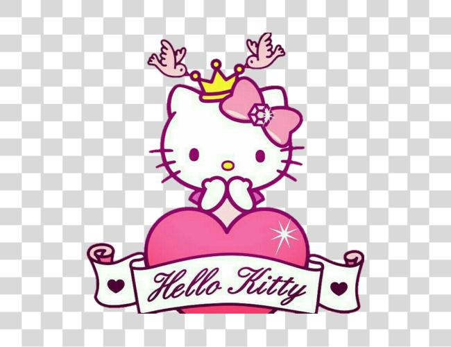 Download hellokitty sanrio kitty princess pink Hello Kitty Text Clip Art