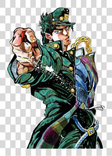 Download Jojos Bizarre aventura Jotaro pose Jojos Bizarre aventura Jotaro pose PNG file