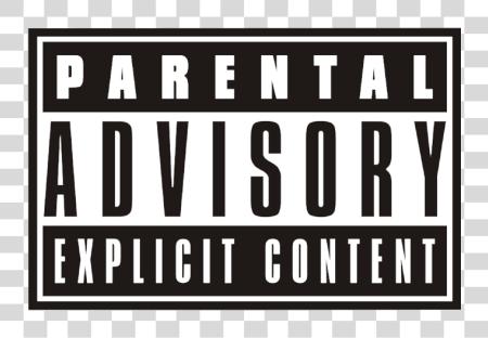 下载 Parental Advisory Explcit Content Parental Advisory PNG file