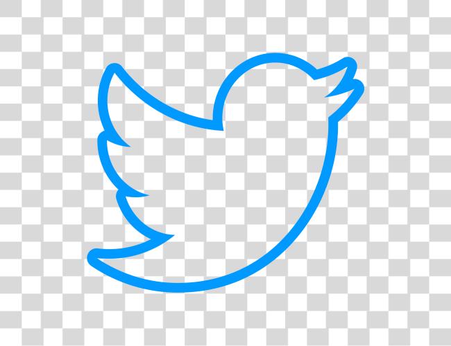 Download Edtechteacher Twitter pájaro Outline azul blanco Twitter pájaro Clip arte