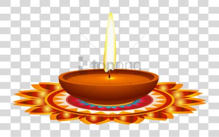 Download Deepam Image With Diwali Diya PNG file