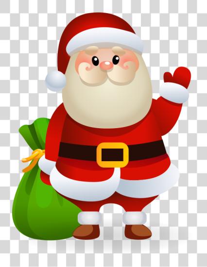 Download Img Papa Noel Christmas Stickers para Whatsapp PNG file