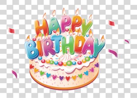 Download Birthday Cake Cartoon Happy Birthday Cake PNG file