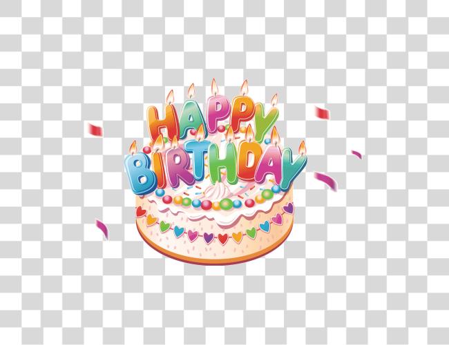 Download Birthday Cake Cartoon Happy Birthday Cake Clip Art