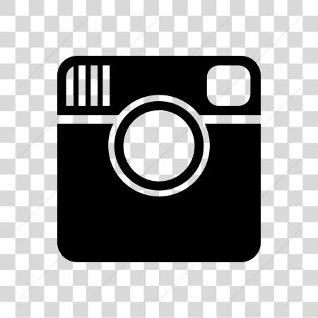 Download Instagram Social icono negro rojo Instagram Icons PNG file