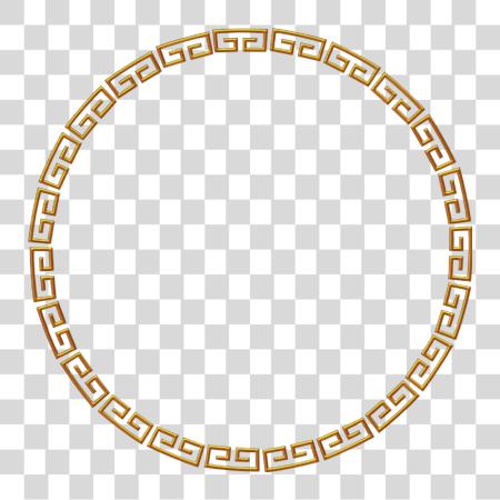 Download marco marco borde border metal ornamental decorative griego Circle Border PNG file