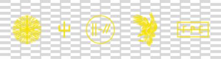 Download Twentyonepilots Sticker Twenty uno Pilots logotipo Trench PNG file