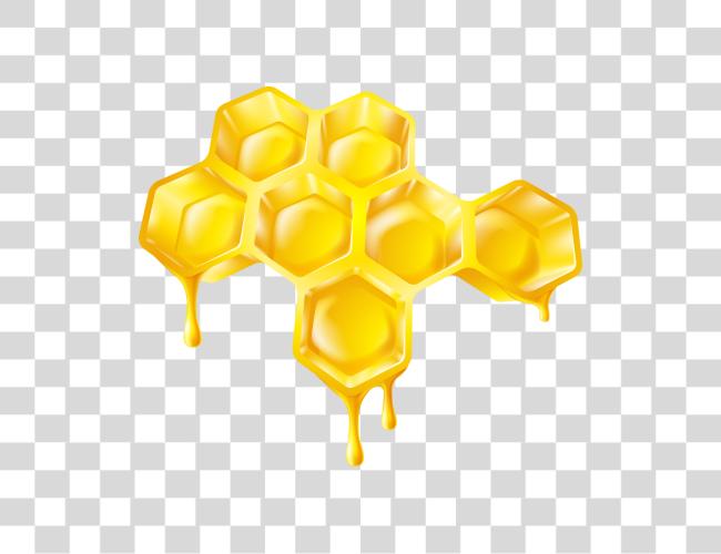 Download Honey Comb Honey Drip Honeycomb Clip Art