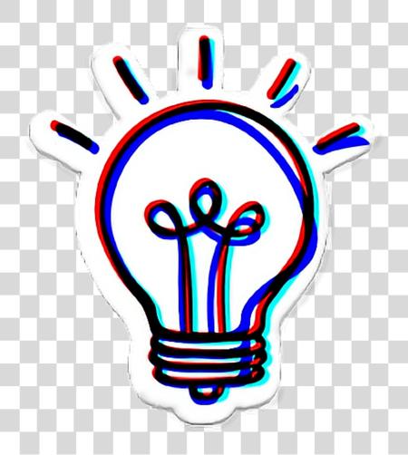 Download bonbillo bonbilla Foco luz idea ideas Lightbulb icono PNG file