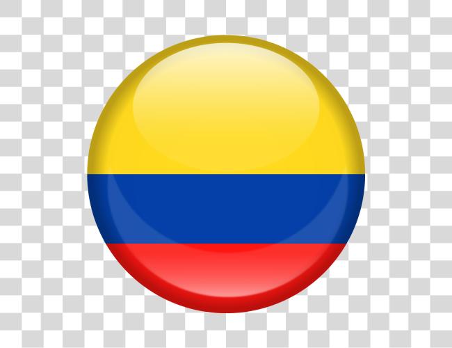 下载 Colombia Es Cambiar De Bandera De Colombia Redonda Clip 艺术