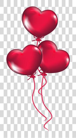 下载 Heart 氣球 Heart Balloon PNG file