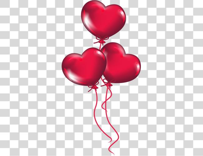 Download corazón globos corazón globo Clip arte