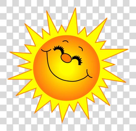 下载 卡通 Sun Sunshine 笑脸 脸 PNG file