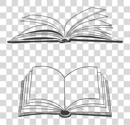 Download Graphics Scalable Vector Artwork Open Book Open Books For Drawing PNG file