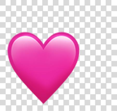 Download iphone Pink corazón emoji PNG file