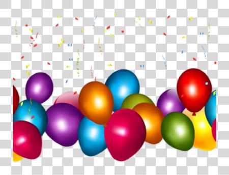 Download cumpleaños confeti feliz cumpleaños globo PNG file