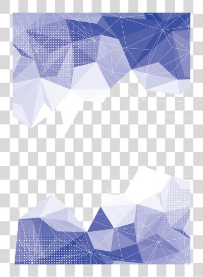 Download Blue Geometric Abstract Shapes Shapes PNG file