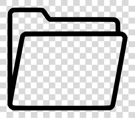 Download File Folder Icon White PNG file