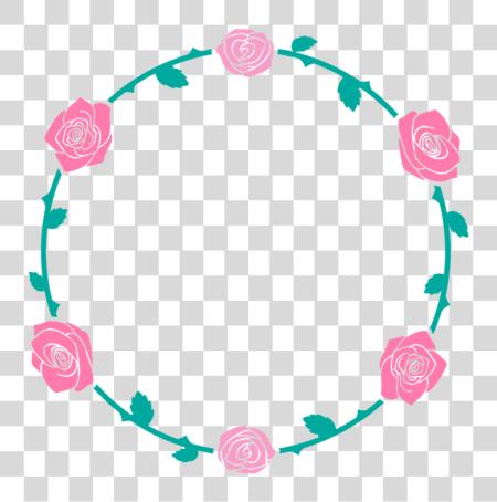 下载 Circulo De Flores Circulo De Flores Rosa PNG file