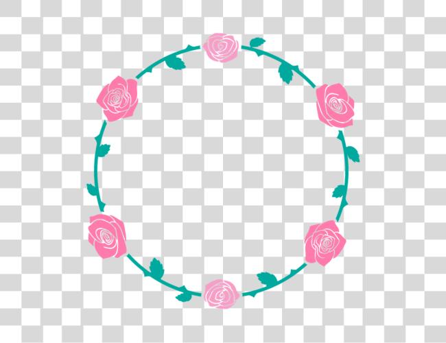 Download Circulo De Flores Circulo De Flores Rosa Clip Art