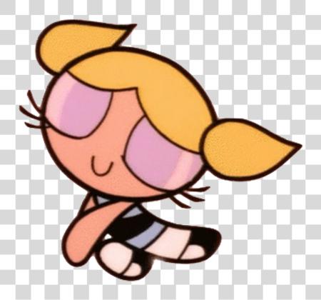 下载 stickers 美学 cute powerpuffgirls Bubbles Powerpuff 女孩 Sticker PNG file