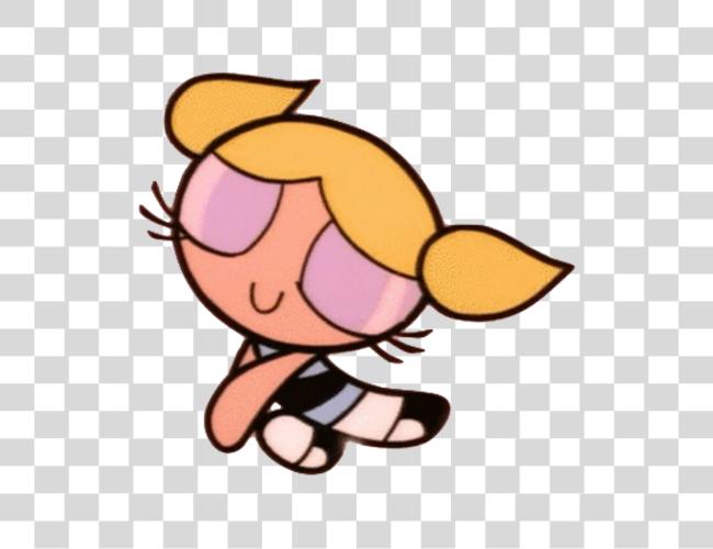 Download stickers aesthetic cute powerpuffgirls Bubbles Powerpuff Girls Sticker Clip Art