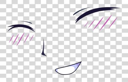 Download Blush Anime Closed Eyes PNG file