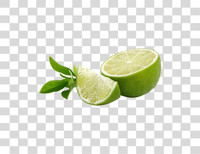 Download Lemon Image Lemon Green Lemon Sliced Clip Art